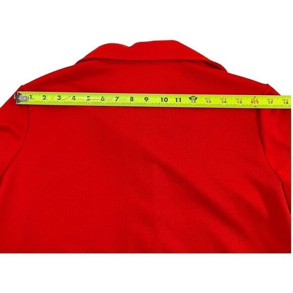 Vintage Red Casual Polyester Blazer Women’s Size 17/18 - Picture 9 of 10